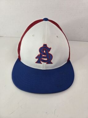 Soul Assassins Hat Red,Blue, White Mesh Back Men's L-XL Champro Flexfit